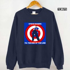 Steve Rogers Til The End Of The Line X Harry Styles Fine Line Captain America Unisex Sweatshirt