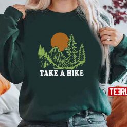 Take A Hike Retro Hiker Outdoors Unisex T-Shirt
