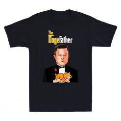 The Dogefather Dogecoin Doge Hodl On Moon Crypto Meme Unisex T-Shirt