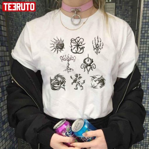 The Witcher Symbols Unisex T-Shirt