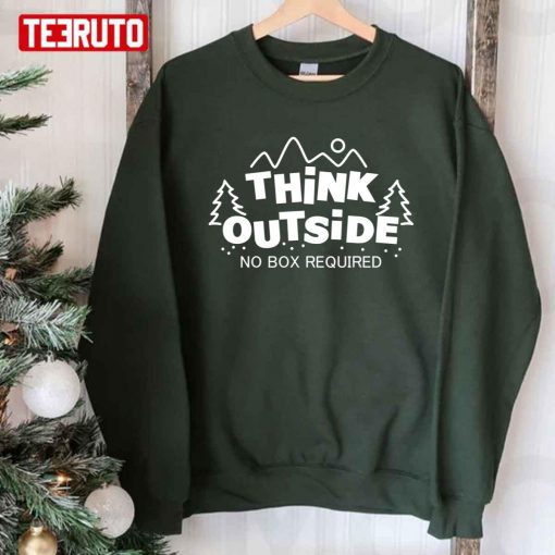 Think Outside No Box Required Camping Unisex T-Shirt