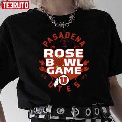 Utah Utes Fanatics Branded 2022 Rose Bowl Bound Whistle Unisex T-Shirt