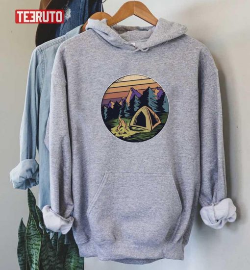 Vintage Outdoor Camping Unisex Sweatshirt