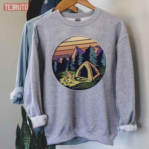 Vintage Outdoor Camping Unisex Sweatshirt