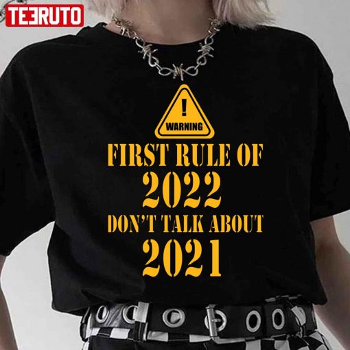 Warning New Year 2022 Resolutions Unisex T-Shirt