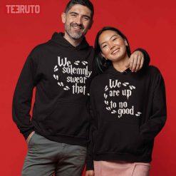 We Solemnly Swear That We Up To No Good Harry Potter Fan Couple Matching Valentine Hoodie