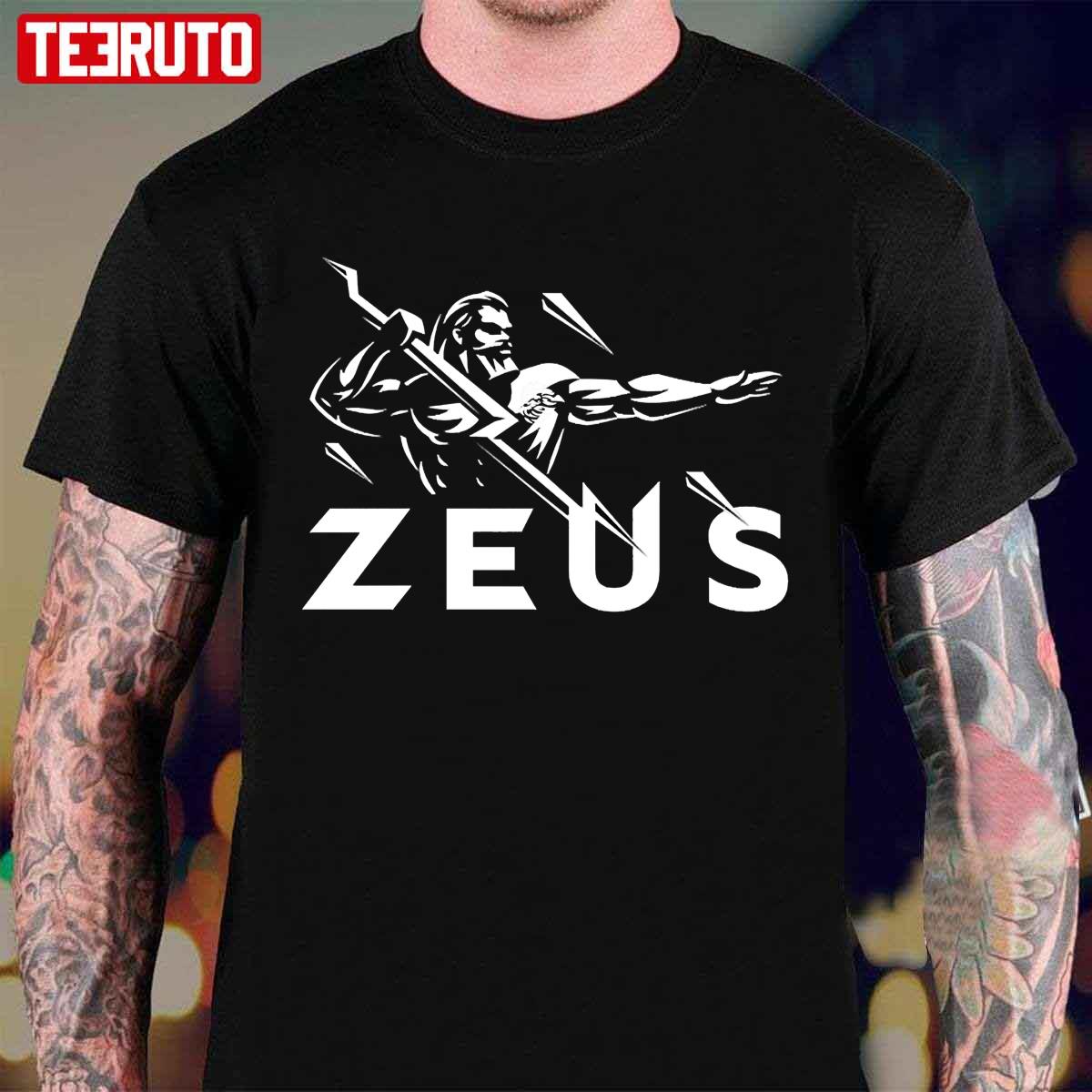 Zeus Lightening King Of God Unisex T-Shirt