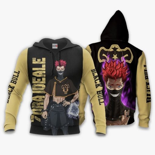 Zora Ideale Anime Manga Black Clover Black Bull 3d T Bomber Hoodie