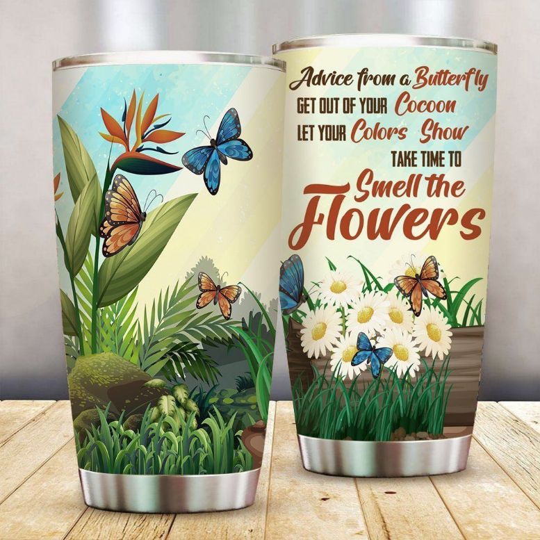 Advice From A Butterfly Gift For Lover Day Travel Tumbler