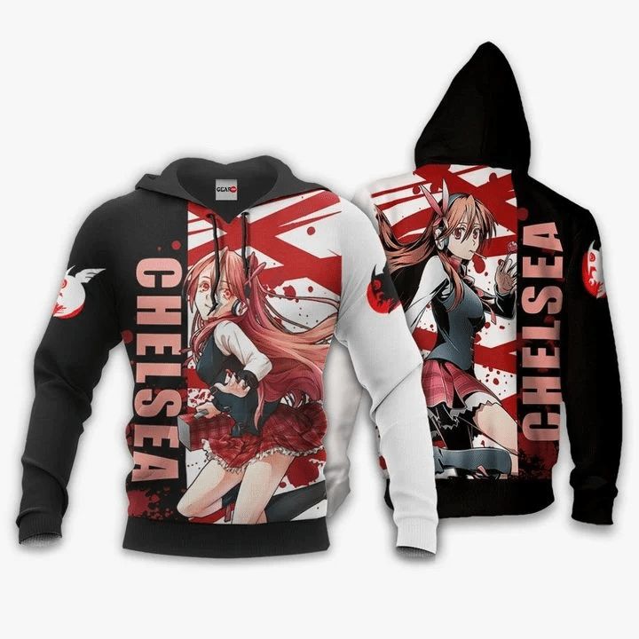 Akame Ga Kill Chelsea Anime Manga 3d Zip Hoodie