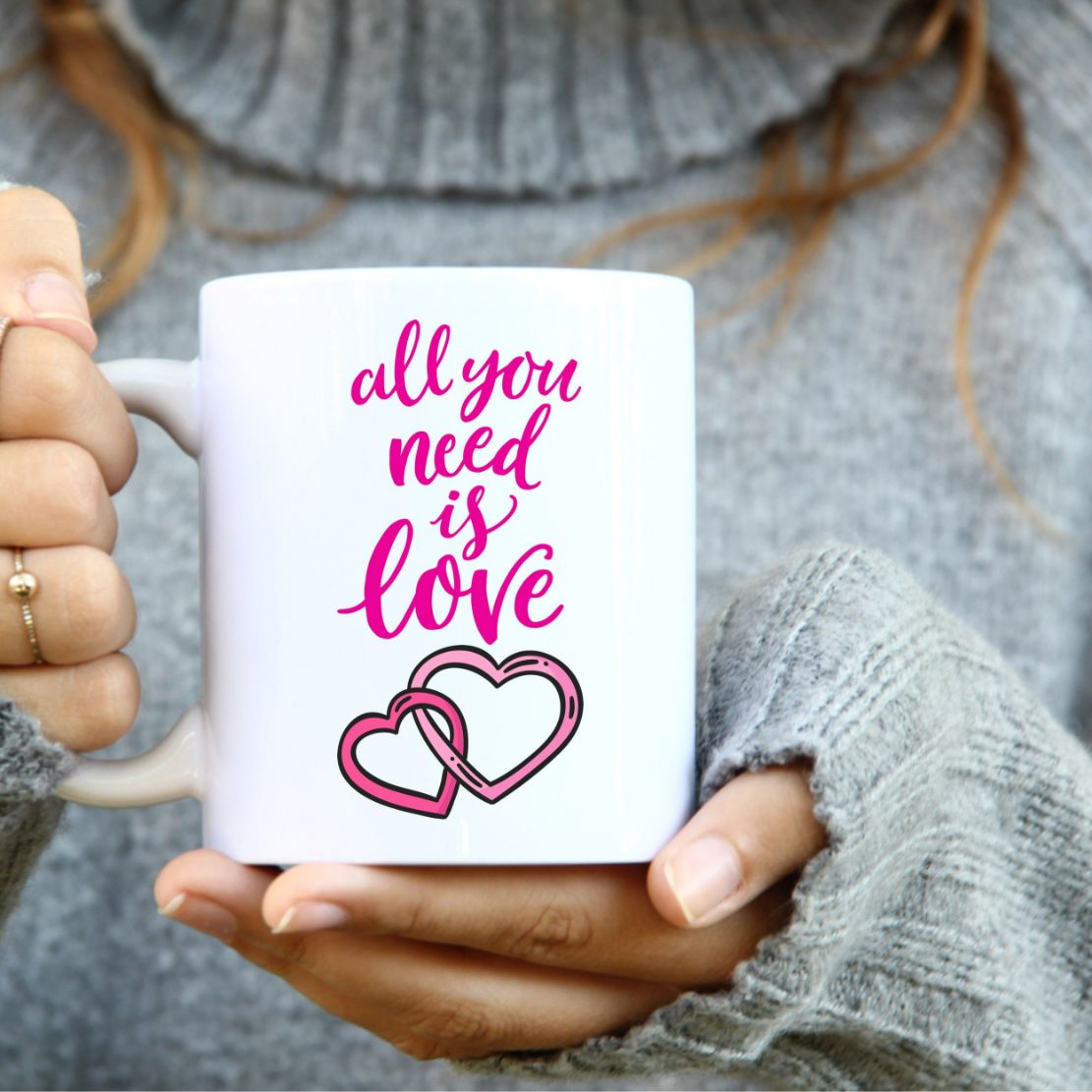 All You Need Is Love Valentines Day Mug
