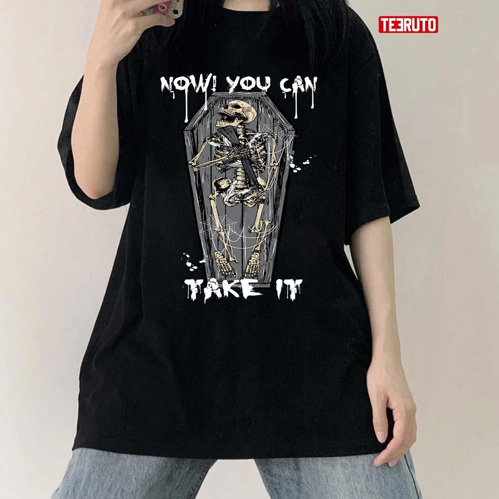 Amendment Come And Take It Skeleton Unisex T-Shirt