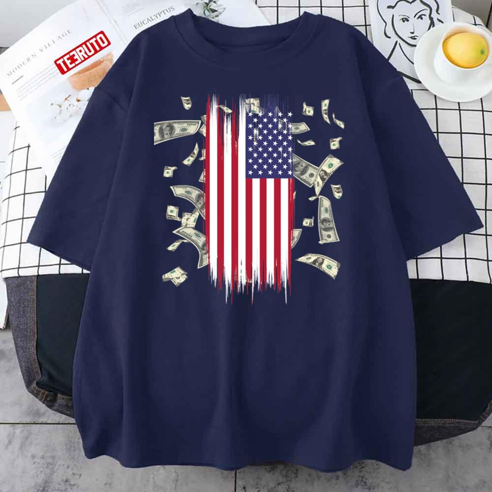 American Flag Hustle Unisex T-Shirt