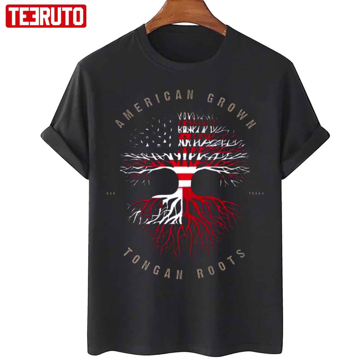American Grown Tongan Roots Tonga Unisex T-Shirt