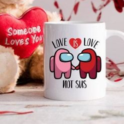 Among Us Valentines Mug