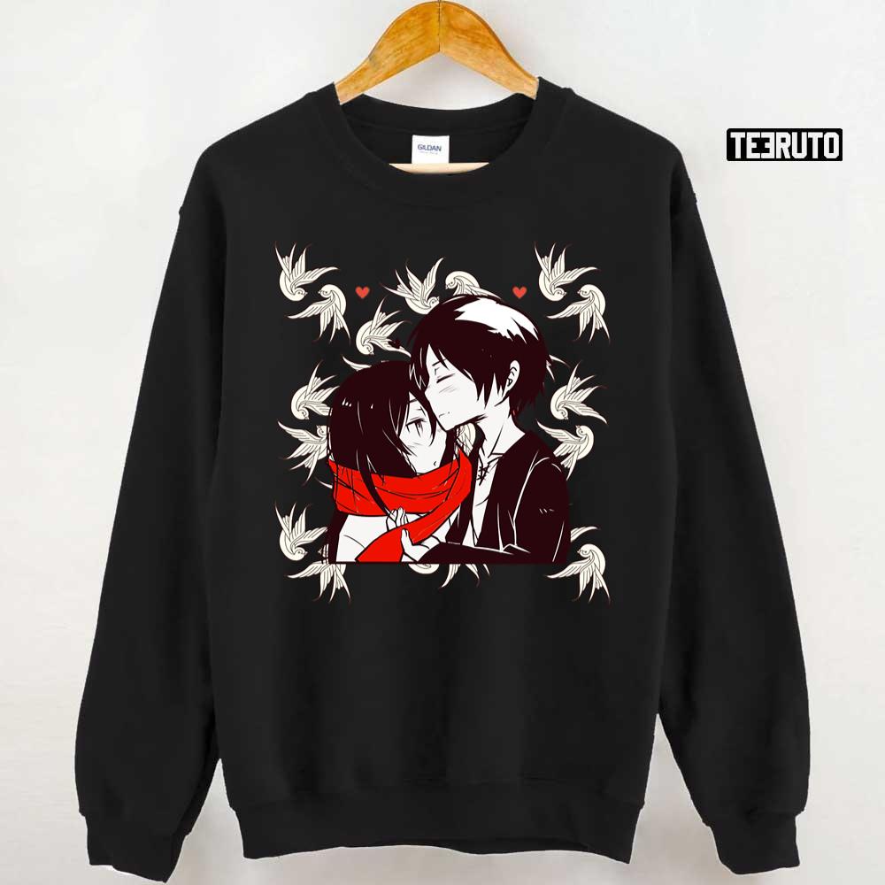 Anime Attack On Titans Eren And Mikasa Unisex Sweatshirt