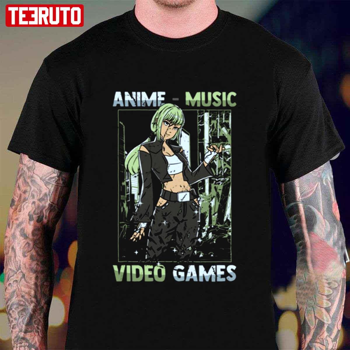 Anime Kawaii Otaku Girl Video Games Unisex T-Shirt