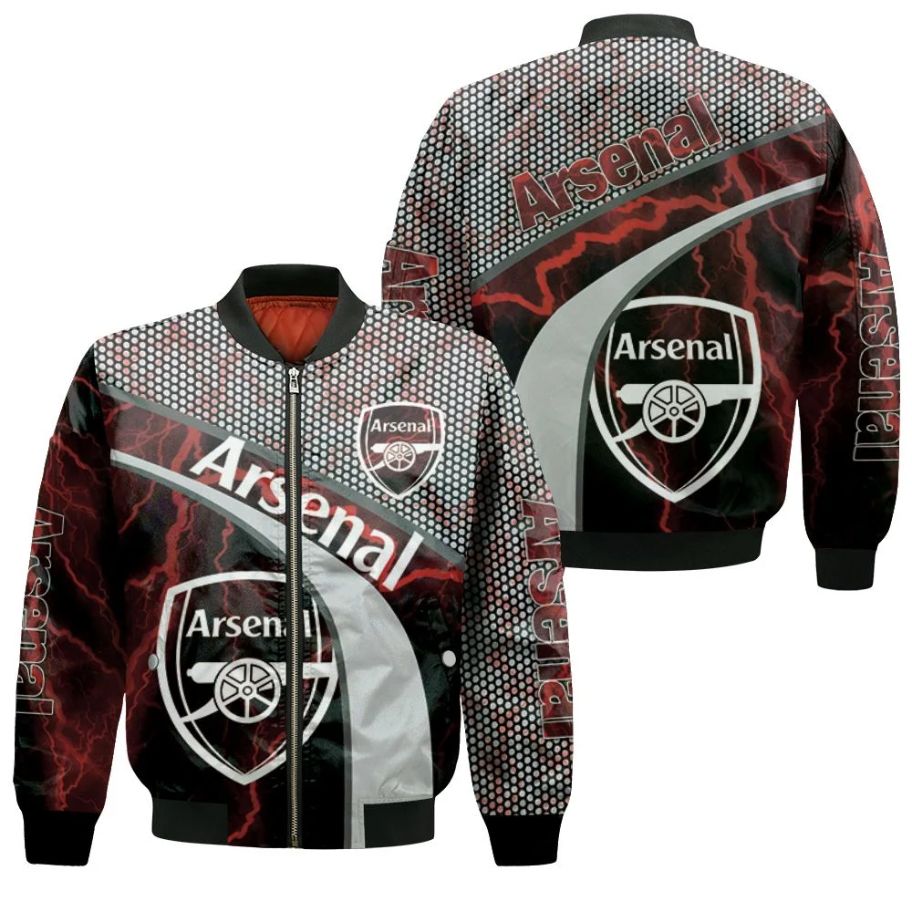 Arsenal Fc For Fans 3d Jersey Bomber Jacket