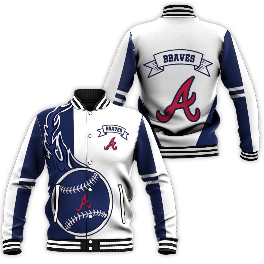 Atlanta Braves 3d Baseball Jacket - Teeruto