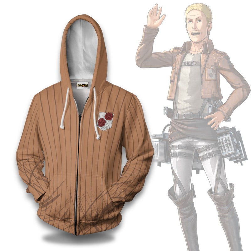 Attack On Titan Garrison Regiment Hoodie Anime Casual Cosplay