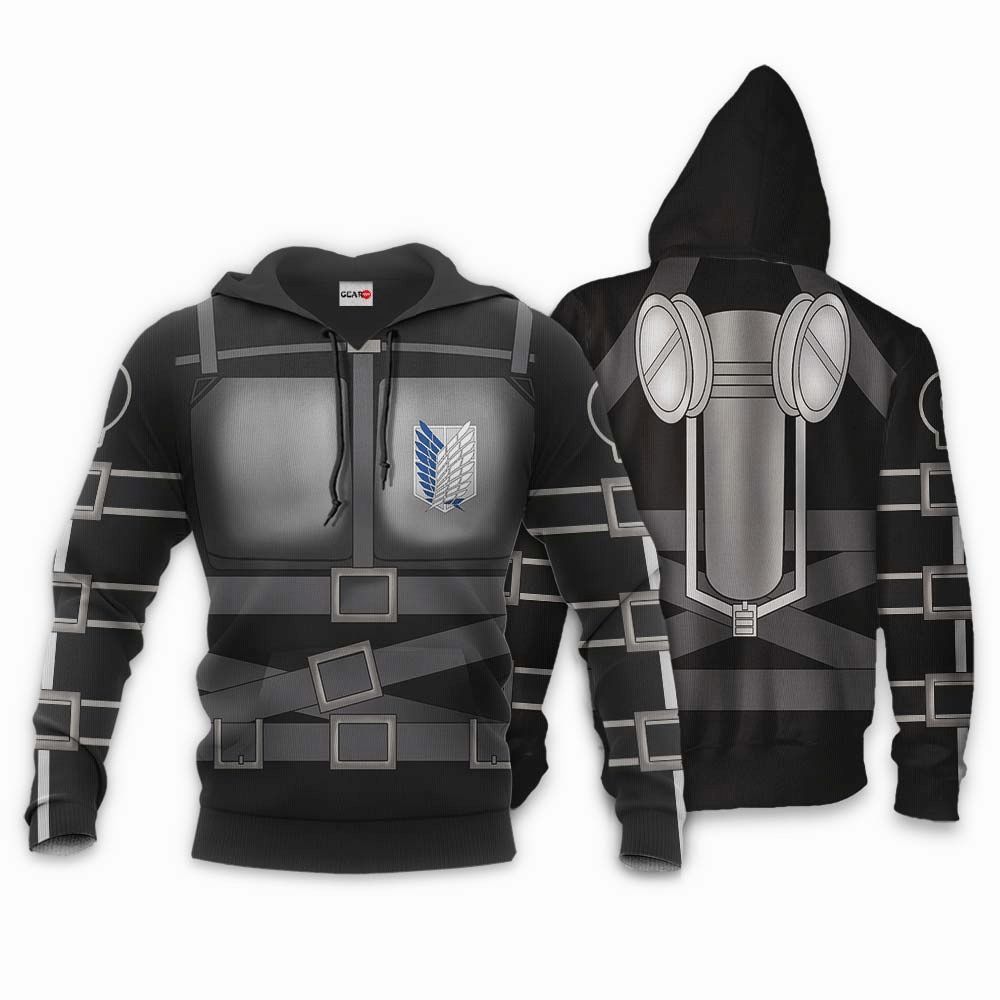 Attack On Titan Scout Final Season Anime Manga 3d Zip Hoodie