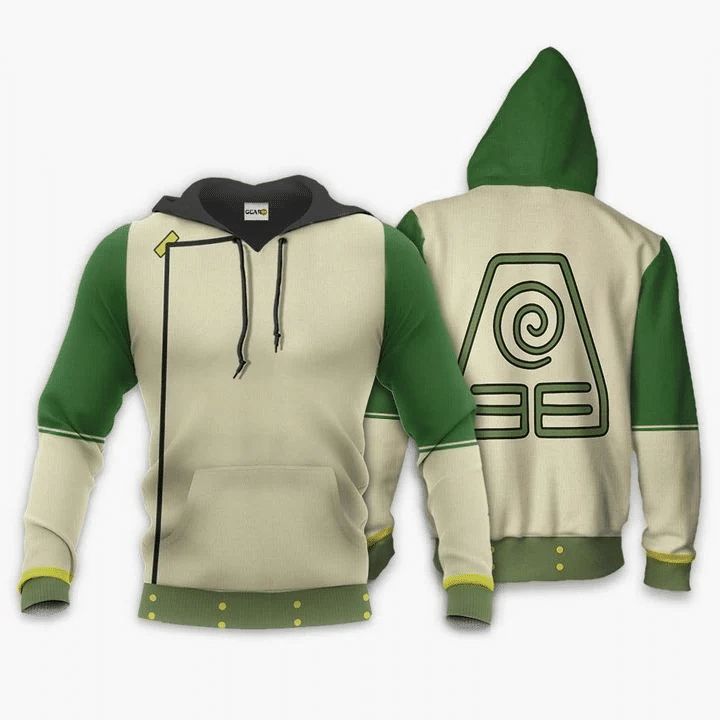 Avatar The Last Airbender Toph Beifong 3d Zip Hoodie