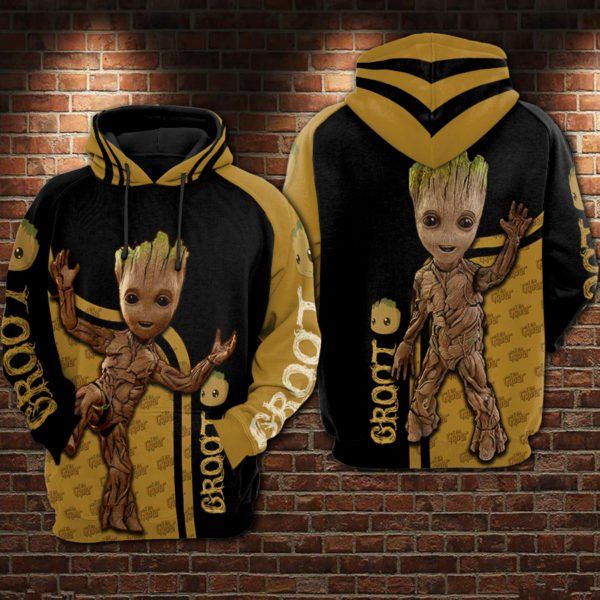 Baby Groot Im Groot 3d Zip Hoodie