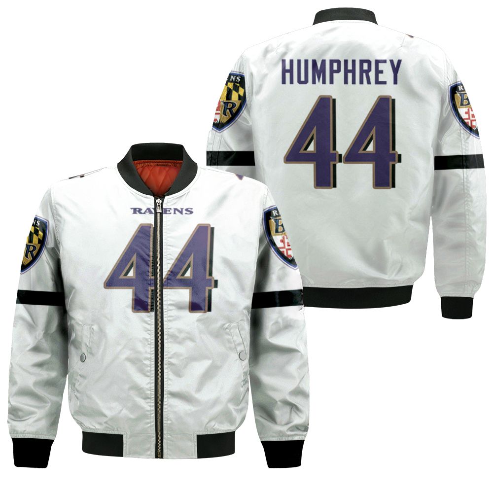 Marlon Humphrey #44 Baltimore Ravens Nfl Great Player White 100th Season 3d  Designed Allover Gift For Baltimore Fans Polo Shirt - Teeruto