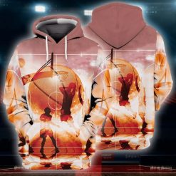 Basketball Gift 3d Zip Hoodie