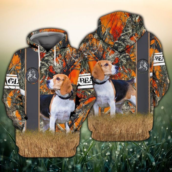 Beagle Love 3d Zip Hoodie