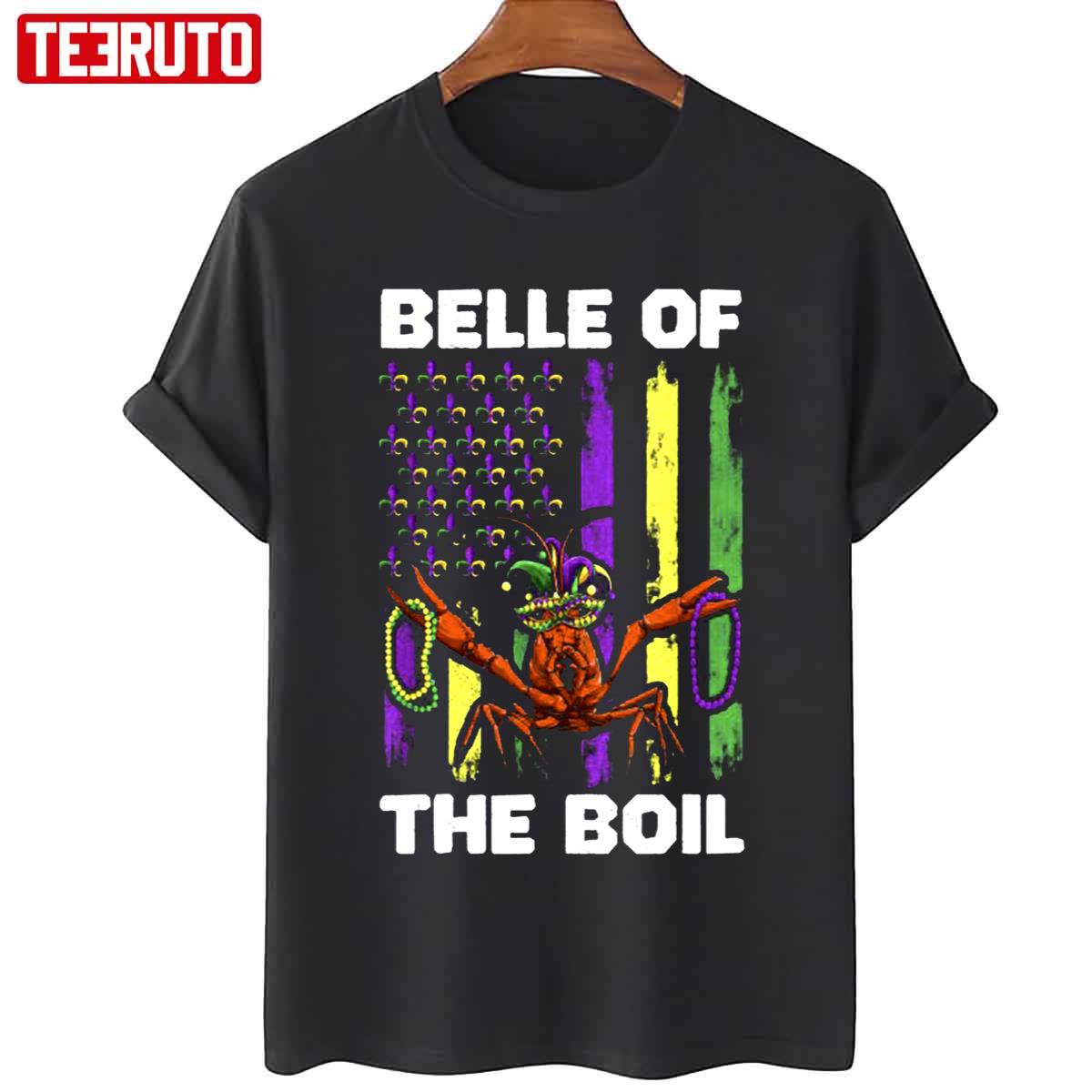Belle Of The Boil Crawfish Flag Unisex T-Shirt