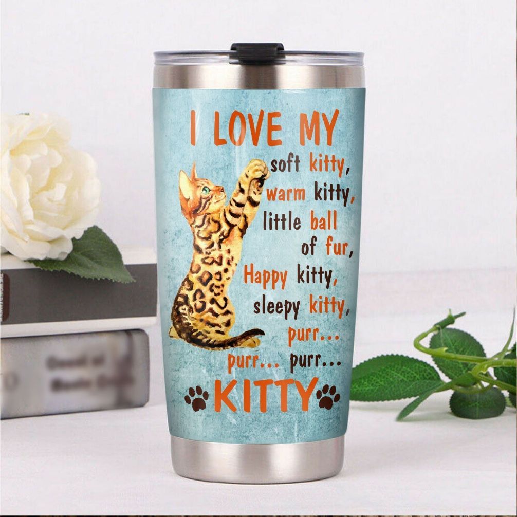 Bengal Cat Gift For Lover Day Travel Tumbler All Over Print