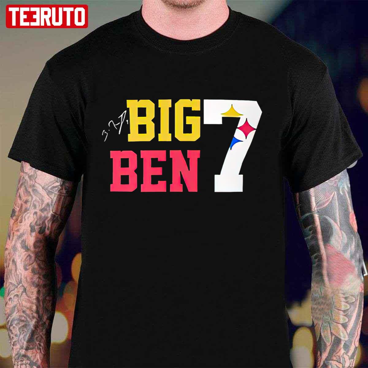 Ben Roethlisberger Big Ben 7 Steelers Pittsburgh Unisex T-Shirt