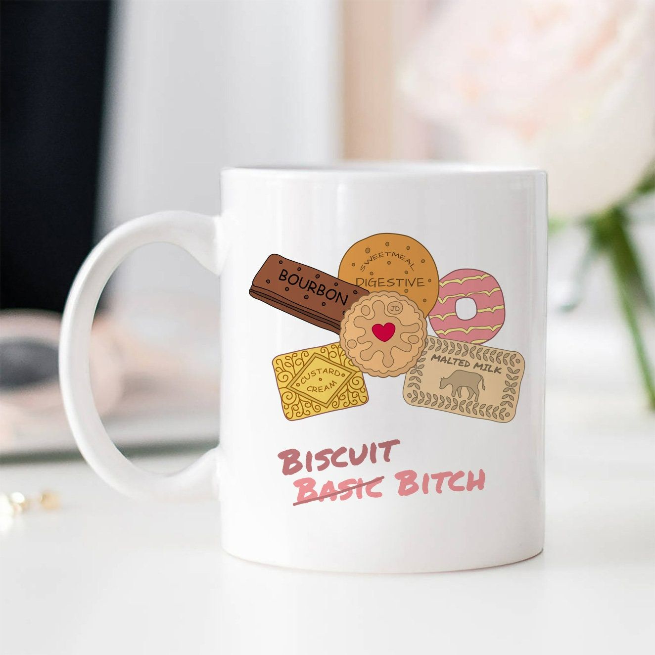 Biscuit Bitch Funny Valentines Gift Mug