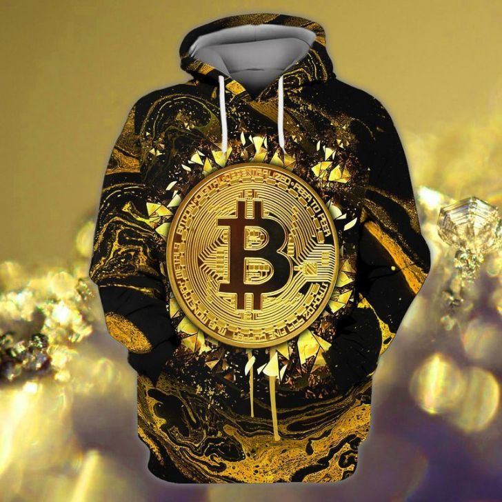 Bitcoin 3d Zip Hoodie