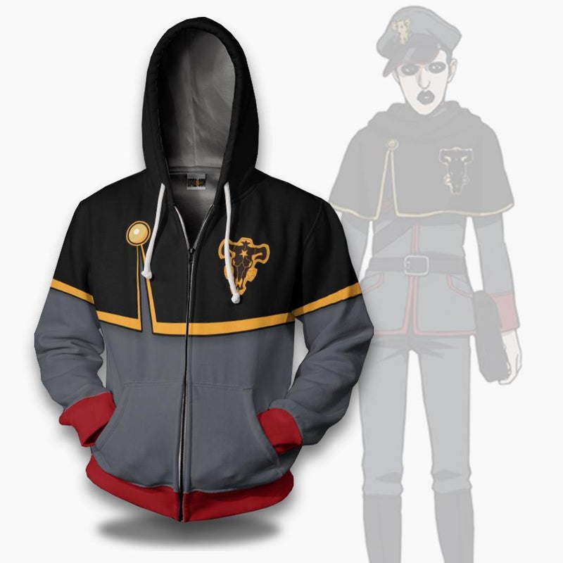 Black Clover Hoodie Gordon Agrippa Custom Anime Cosplay