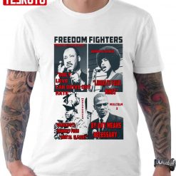 Black History Martin Luther King Selma Malcolm X Angela Davis Garvey Unisex T-Shirt