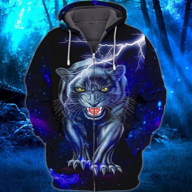 Black Panther 3d Zip Hoodie