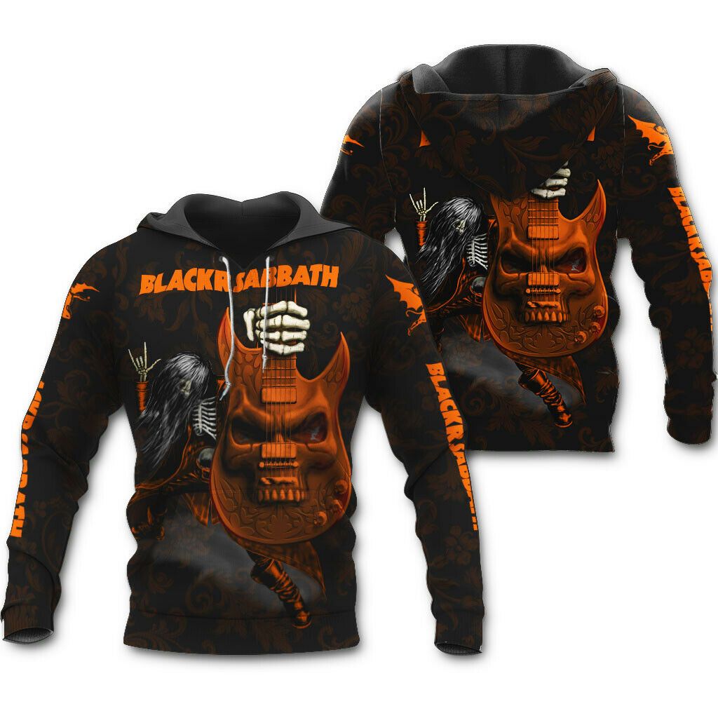 Black Sabbath Rock Band Music 3d Zip Hoodie