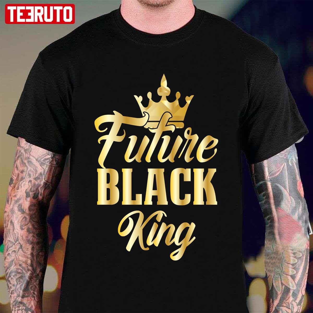 Black History Future King Crown Unisex T-Shirt