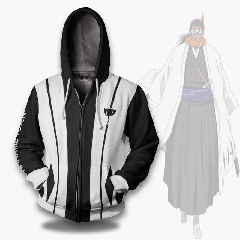 Bleach Hoodie Kaname Tosen Ninth Division Custom Anime Cosplay