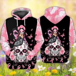 Breast Awareness Girl Strong Full Printing 3d Hoodie