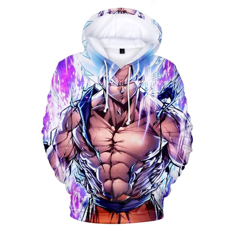 Broly Cartoon Dragon Ball Anime Manga 2 Over Print 3d Zip Hoodie