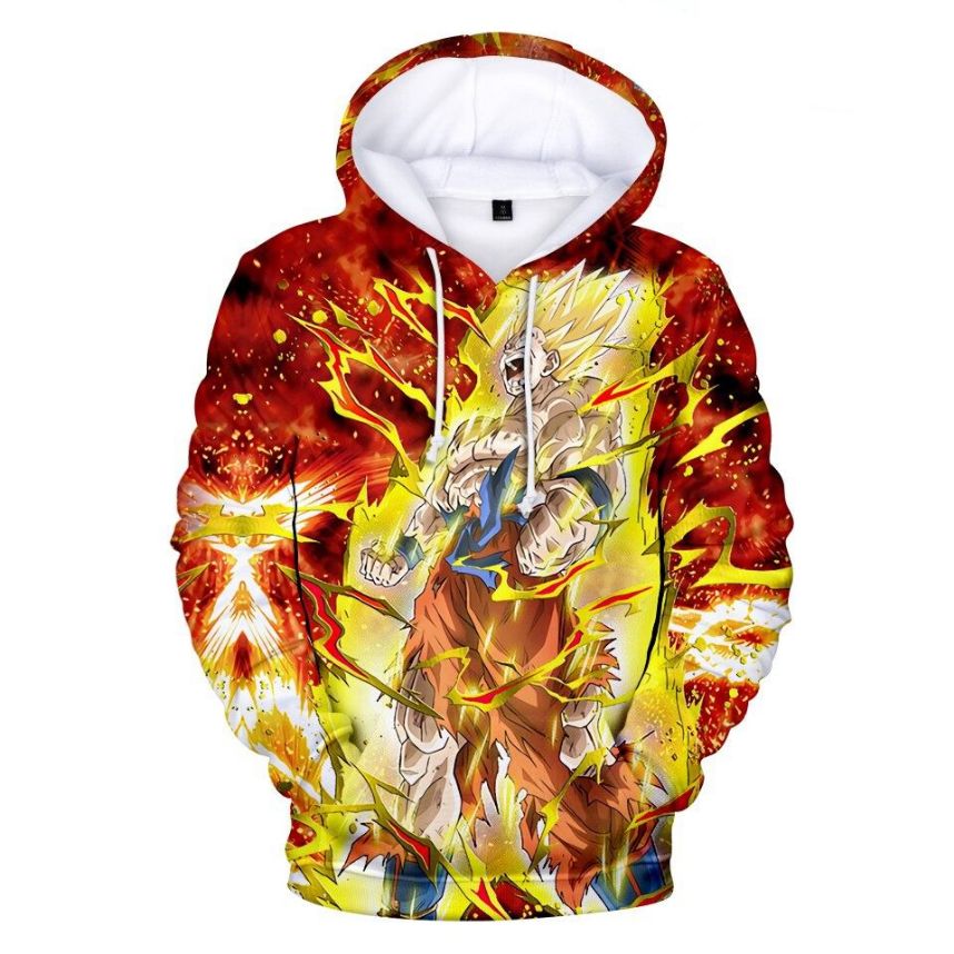 Broly Cartoon Dragon Ball Anime Manga 3 Over Print 3d Zip Hoodie