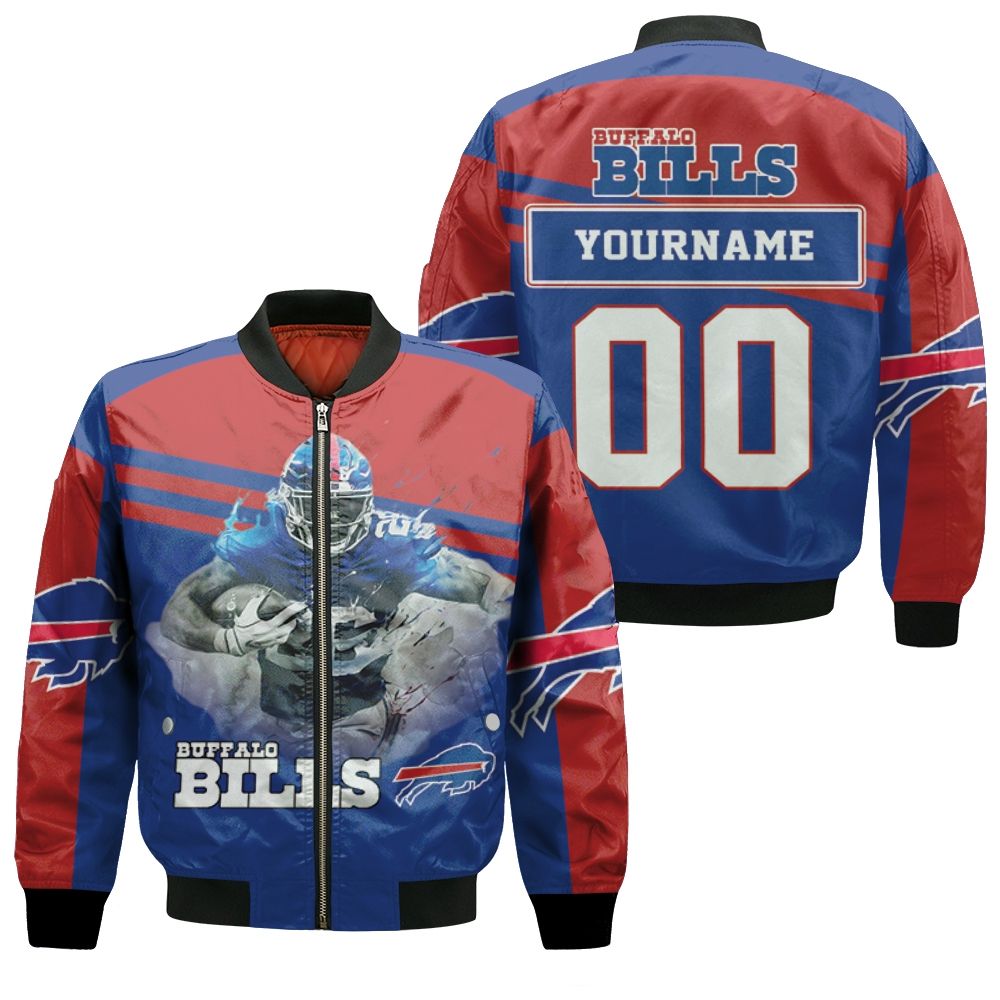 Buffalo Bills 26 Boobie Dixon Afc East Champs Personalized Bomber Jacket
