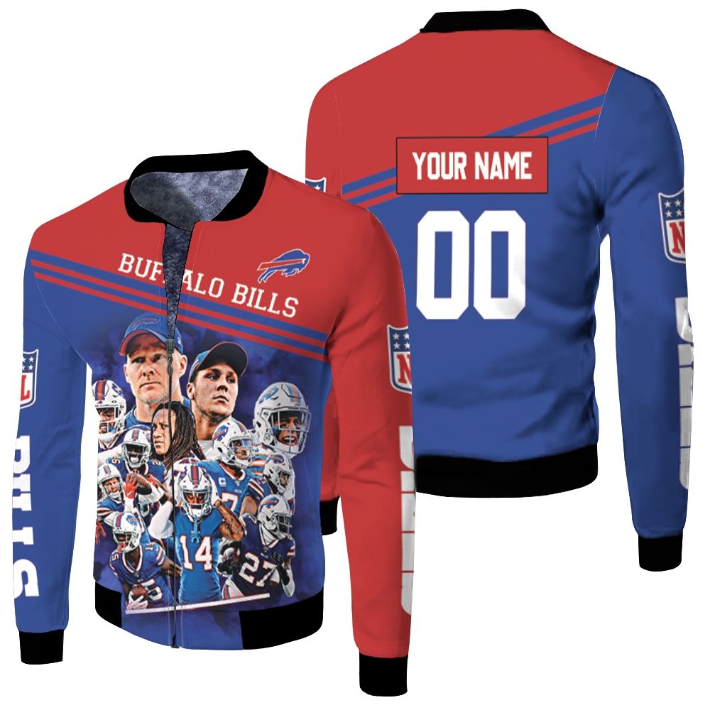 Buffalo Bills Afc 2020 East Division Champions Personalized Fleece Bomber Jacket