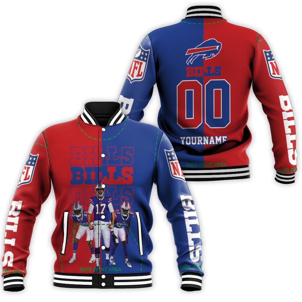 Buffalo Bills Afc East Division Champions 2020 Personalized Baseball Jacket