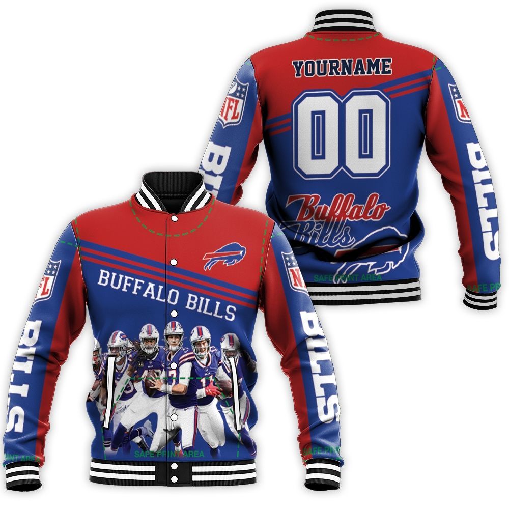 Buffalo Bills Afc East Division Champs Personalized Baseball Jacket