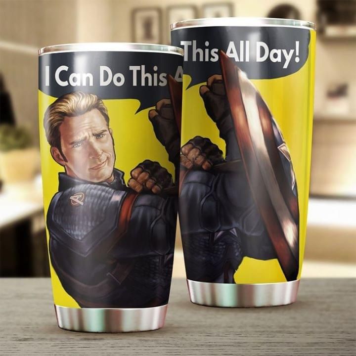 Captain America Chris Evans I Can Do This Coffee Tumbler