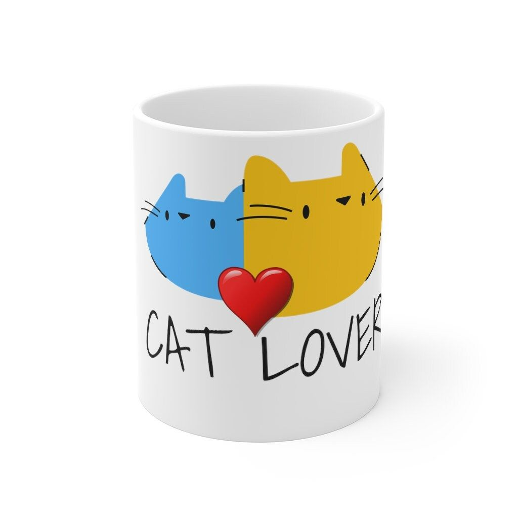 Cat Lover 11 oz Valentine Mug